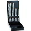 Набор буров по бетону SDS-plus ALPEN FORCE X, KM 7, Ø5/6/8 mm x 110, Ø6/8/10/12 mm x 160 008050000710