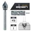Борфреза твердосплавна конус 90° ALPEN-MAYKESTAG, KSJ, Ø16x59, зуб 6, привід Ø6mm 0785606116100. Фото-3